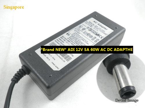 *Brand NEW* ADI SA165A-1250V-3 A2304 12V 5A 60W AC DC ADAPTHE POWER Supply - Click Image to Close